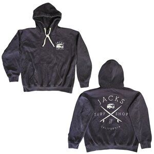 Jack’s Surfboards Bus Stop Men's Pullover Hoodie Sweatshirt Size Medium Surf